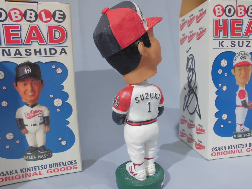 1220☆BOBBLE HEAD 近鉄バファローズ ３選手セット！！ 梨田昌孝・鈴木